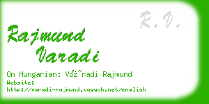 rajmund varadi business card